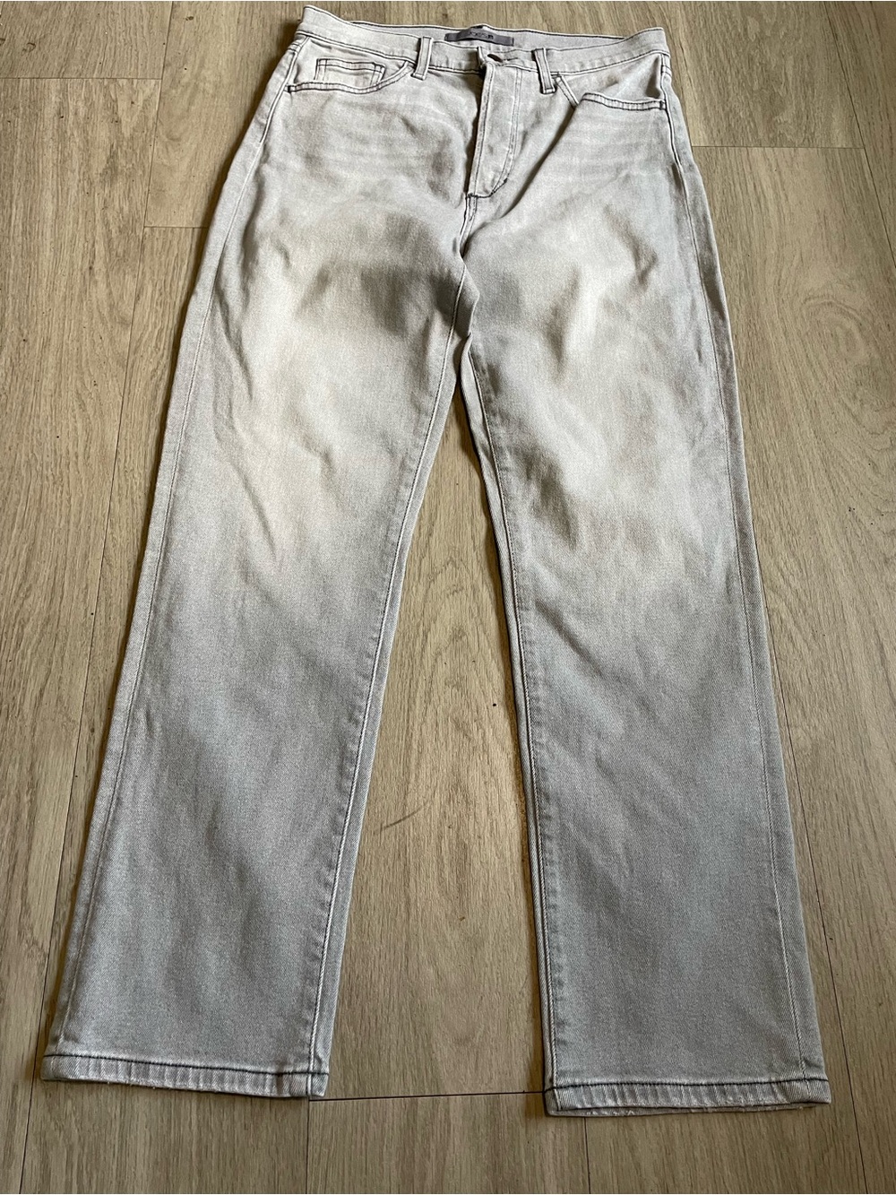 Joe's Jeans Straight-Leg Jeans in Light Gray